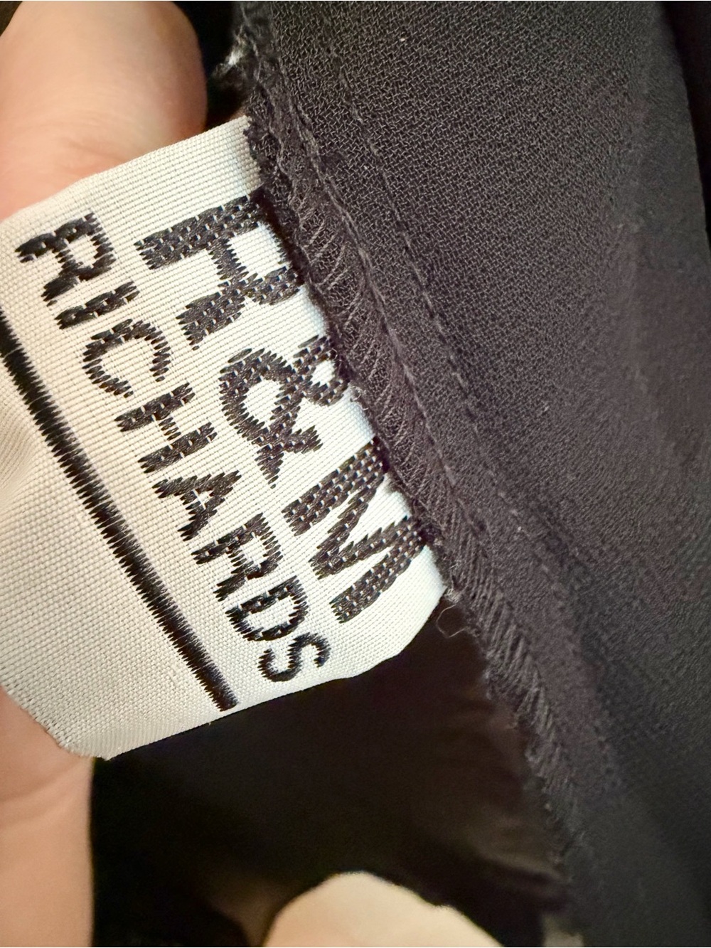 Black sequin trim R&M Richard’s jacket - Picture 3 of 5